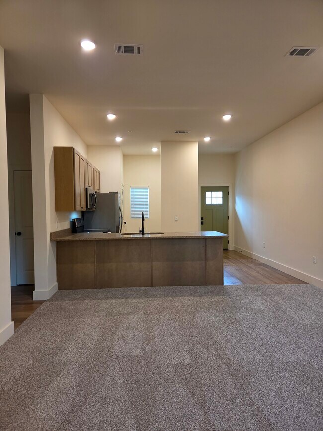2 BR kitchen and LR