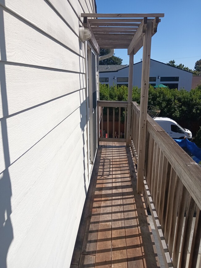 Balcony off bedrooms