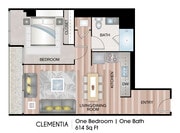 614 Sq Ft