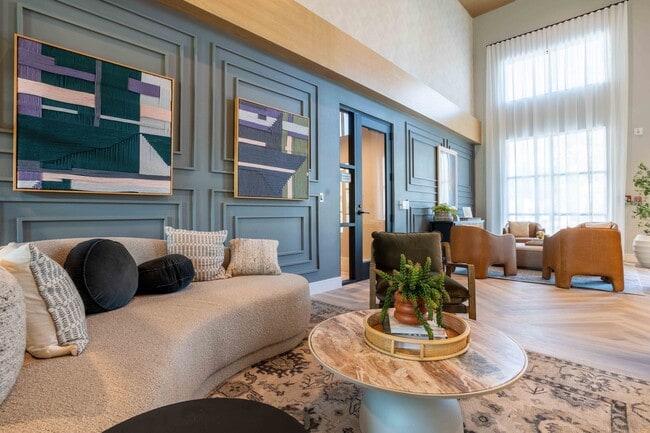 Welcoming and stylish entry space.