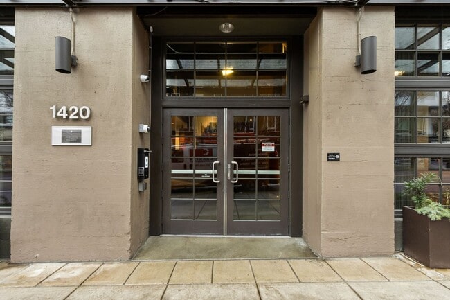 Photo - Chic, urban studio condo in the Pearl—Peaceful, In-unit w/d, 14-ft ceilings, deeded parking
