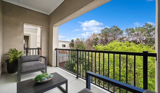 Get some fresh air on your private patio or balcony