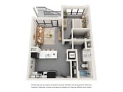 1/1 C LW - One Bedroom