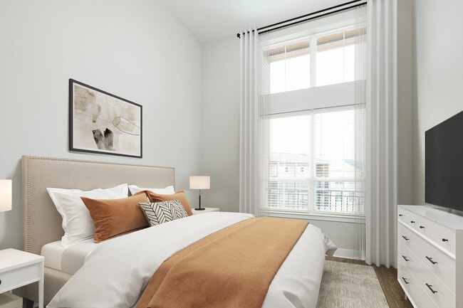Signature Collection bedroom with hard surface flooring