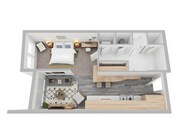 M4 Studio 525 sq ft Opt 1