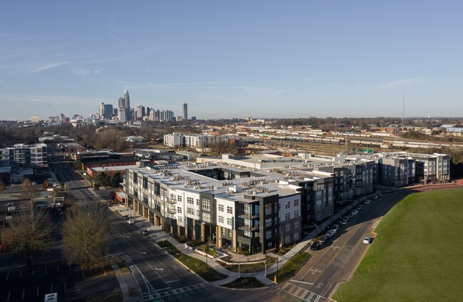 Panoramic Community View of NoDa Flats and Surrounding Neighborhood - NoDa Flats Rental