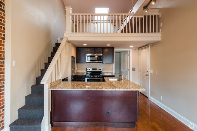 1 habitación, 1 baño, 750 pies cuadrados, cocina