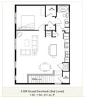 1 BR / 1 BA, 931 sq. ft