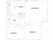 2BR/1BA