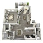 1 dormitorio | 1 baño | 806 PIES CUADRADOS