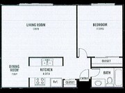 1BR/1BA