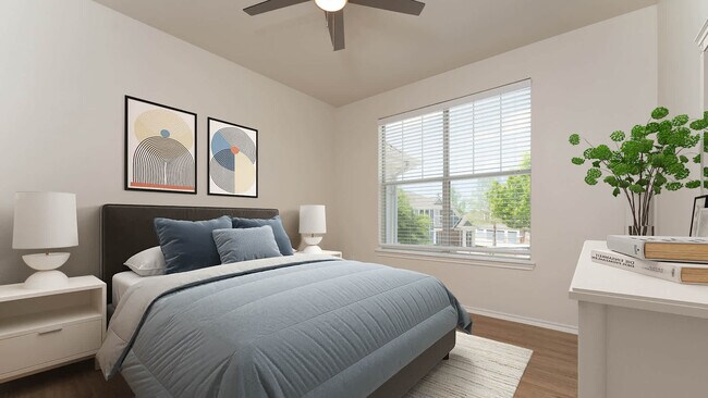 Bedroom with Hard Surface Flooring