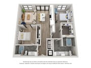 2.B1 floor plan Preserve at Westfields