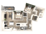 2 bed 2 bath