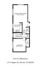 Plano de planta - Unidad 8 - 27 S Ogden St
