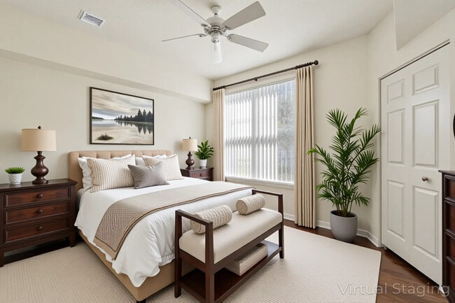 Virtual Staged Bedroom