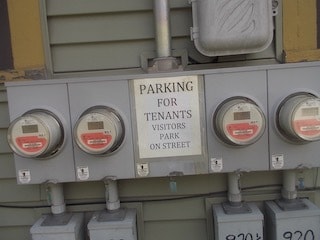 North side parking sign - 922 E Main St Unit 922 second floor