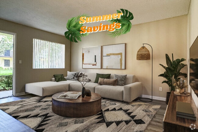 1 BR, 1 BA - Living Room