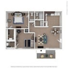 2 Bed 1.5 Bath