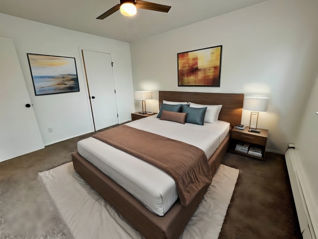 Staged Renovated Bedroom