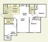 3BR/2BA