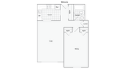 Albany 1-Bedroom Floorplan