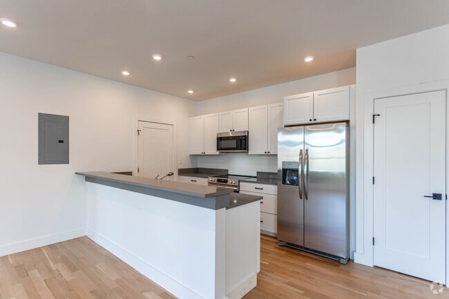 Unit 401 kitchen.