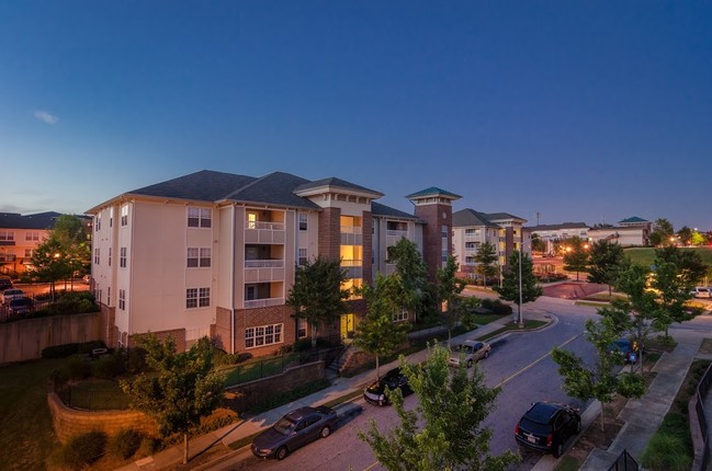 Evening birds eye view - Ashley Collegetown Apartments