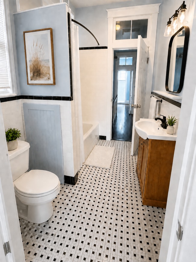 Updated full bathroom