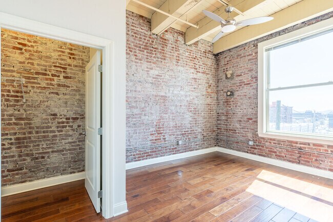 2BR, 2BA - 1,132SF Master Bedroom