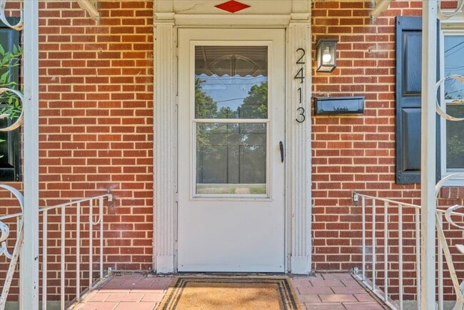 FRONT DOOR W/ OVERHANG - 2413 Memorial Ave SW