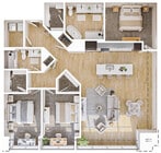C1 floor plan The Watt