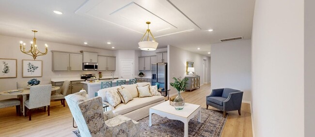 The Great Room is the natural gathering space of the home for entertainment & evening leisure