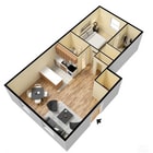 1 Bedroom 1 Bathroom