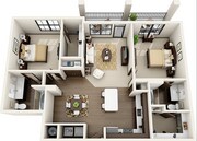 Riverhouse B2 Floor Plan