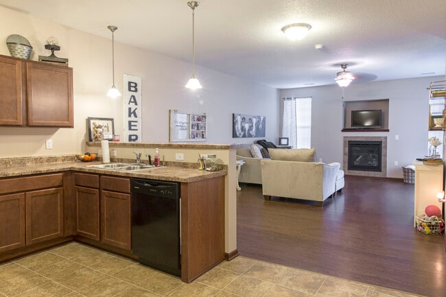 Kitchen and Living Room