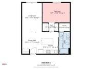 1 Bed / 1 Bath Floor Plan