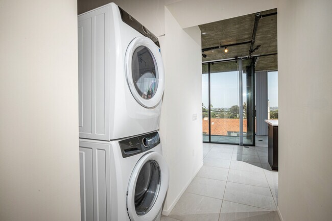 In-suite front loading W/D