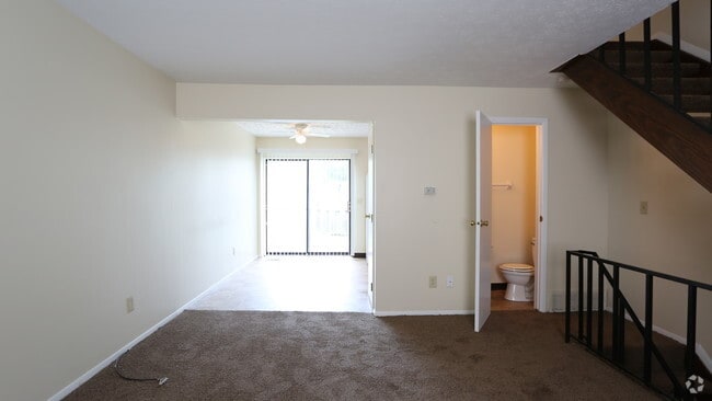 Living Room - 2BR, 1.5BA - 896 SF
