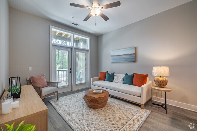 1HAB, 1BA - 846 ft² - Sala de estar - Founders Yard