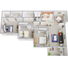 C1R- 3x2 floor plan Indy 7925