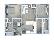 TWO BEDROOM TWO BATHROOM