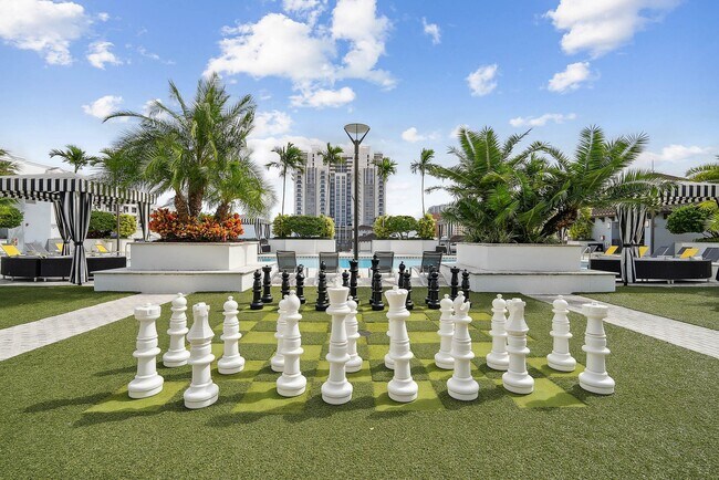 Rooftop gaming areas