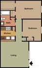 2BR/1BA
