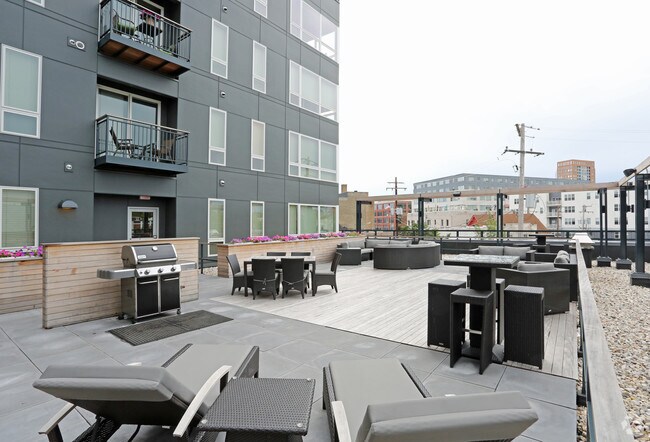Rooftop Terrace Grill Station