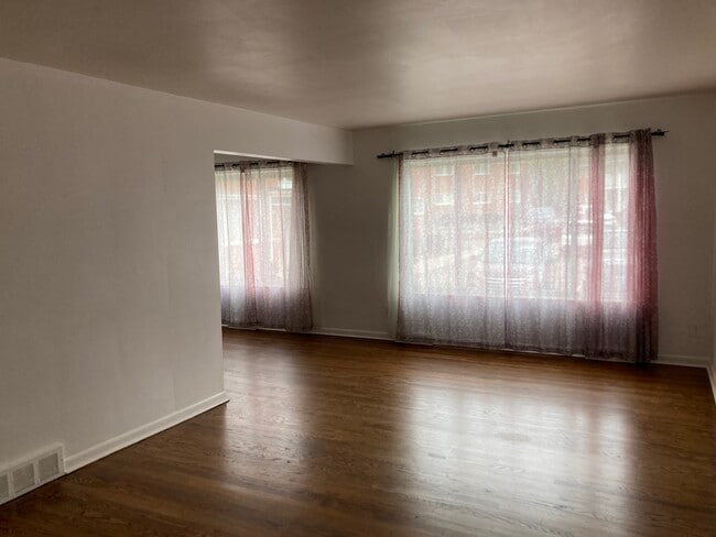 Large windows off dinning room and living room