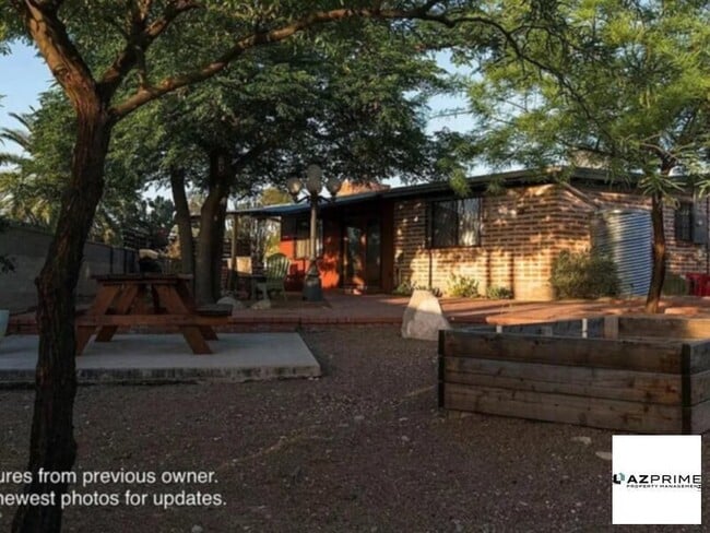 Photo - This modern desert retreat features polish...