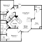 Floor Plan 2BR/2BA