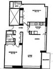 Renovated 2-Bed 2-Bath 1,200 Square Feet