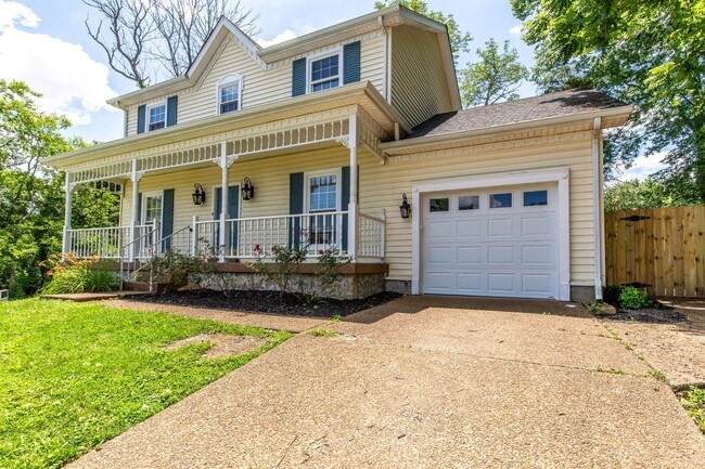 Photo - Charming Cul-de-Sac Home with Porch Swing & Wooded Views – 15 Mins from Nashville!